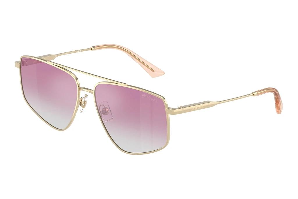 Jimmy Choo   JC4011 300658 Clear Gradient Fuxia Mirror SilverPale Gold