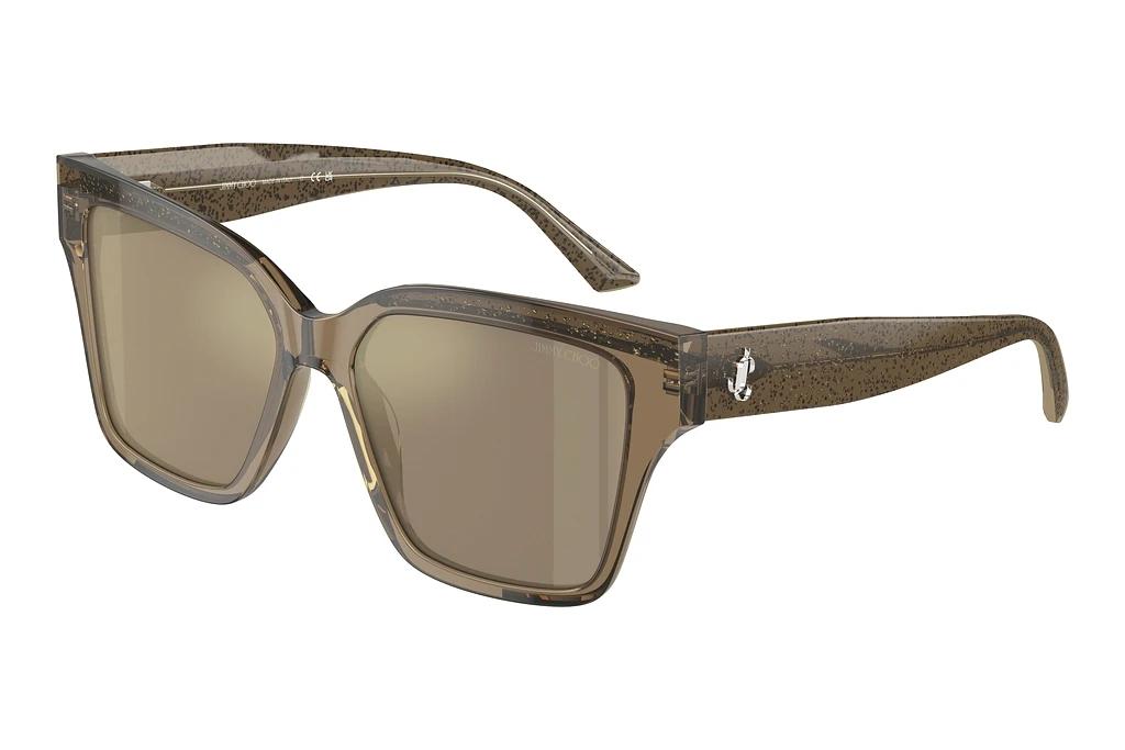 Jimmy Choo   JC5003 50405A Light Brown Mirror GoldTransparent Brown Glitter