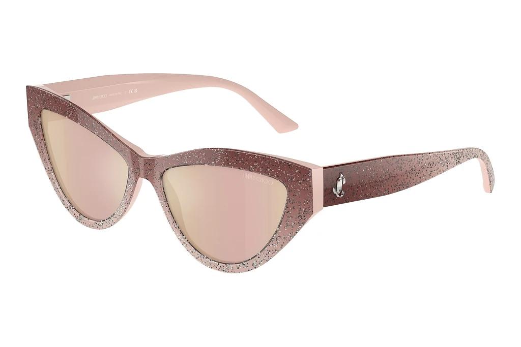 Jimmy Choo   JC5004 5047/Z Pink Mirror Rose GoldPink Gradient Glitter