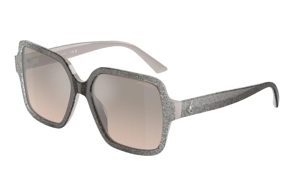 Jimmy Choo   JC5005 50426I Brown Gradient Grey Mirror SilverSand Gradient Glitter