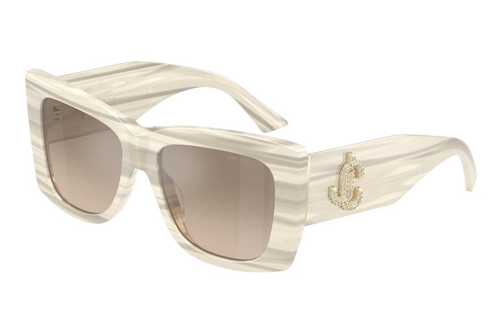 Jimmy Choo   JC5036B 50656I Brown Grad Grey Mirror SilverStriped White