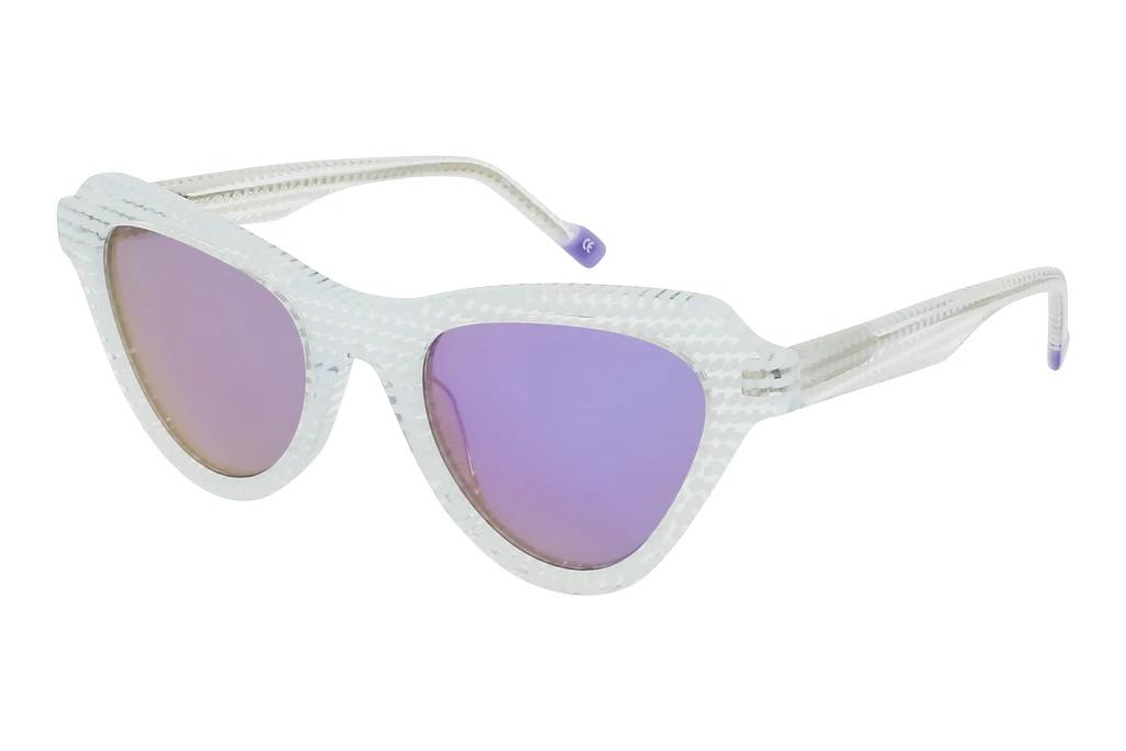 Le Specs   BLAZE OF GLORY LSH2087204 Violet MirrorBlue Dot Matrix