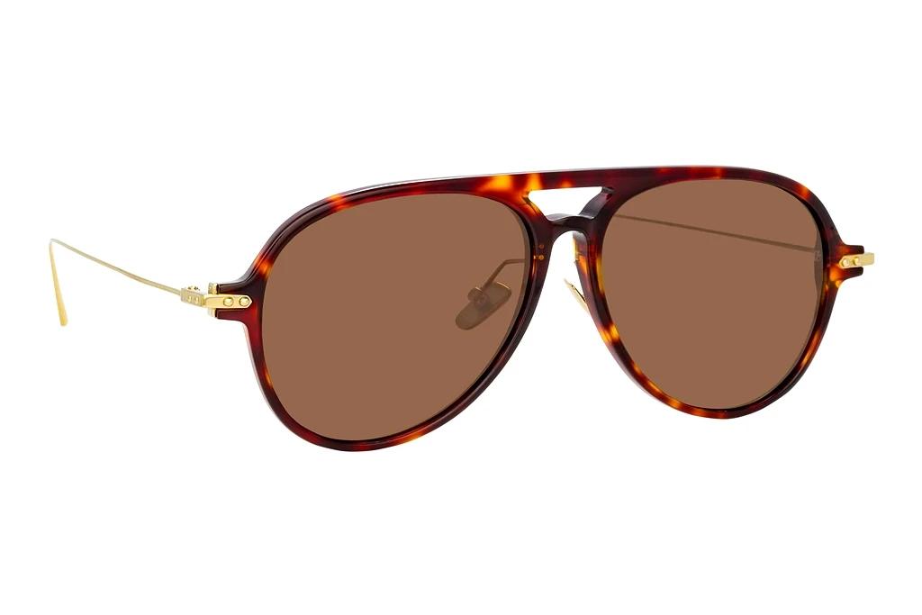 Linda Farrow   LF24 C4 SOLID BROWNT-SHELL