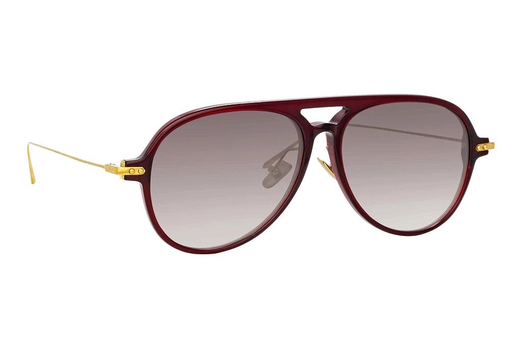 Linda Farrow   LF24 C5 GREY GRADBURGUNDY