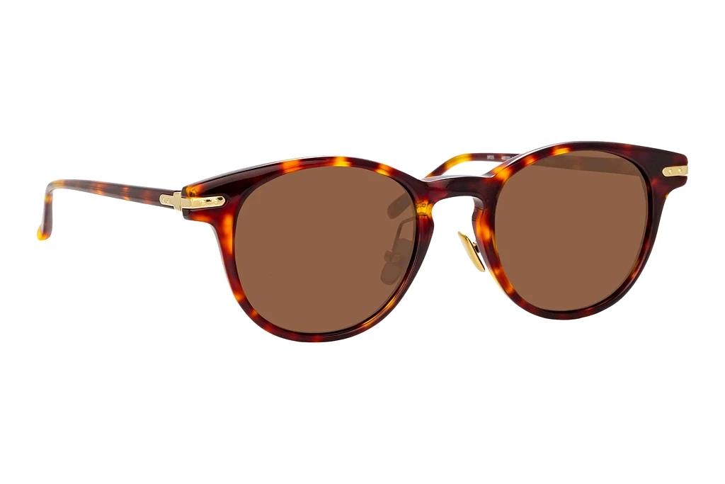 Linda Farrow   LF25 C8 SOLID BROWNT-SHELL