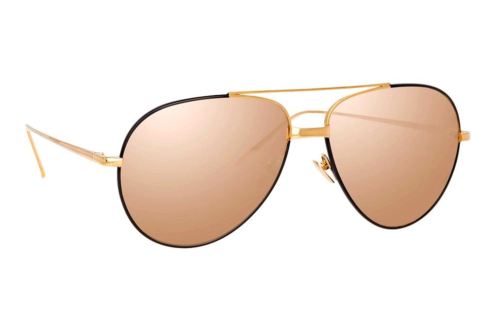 Linda Farrow   LFL817 C17 ROSE GOLDROSE GOLD AND BLACK
