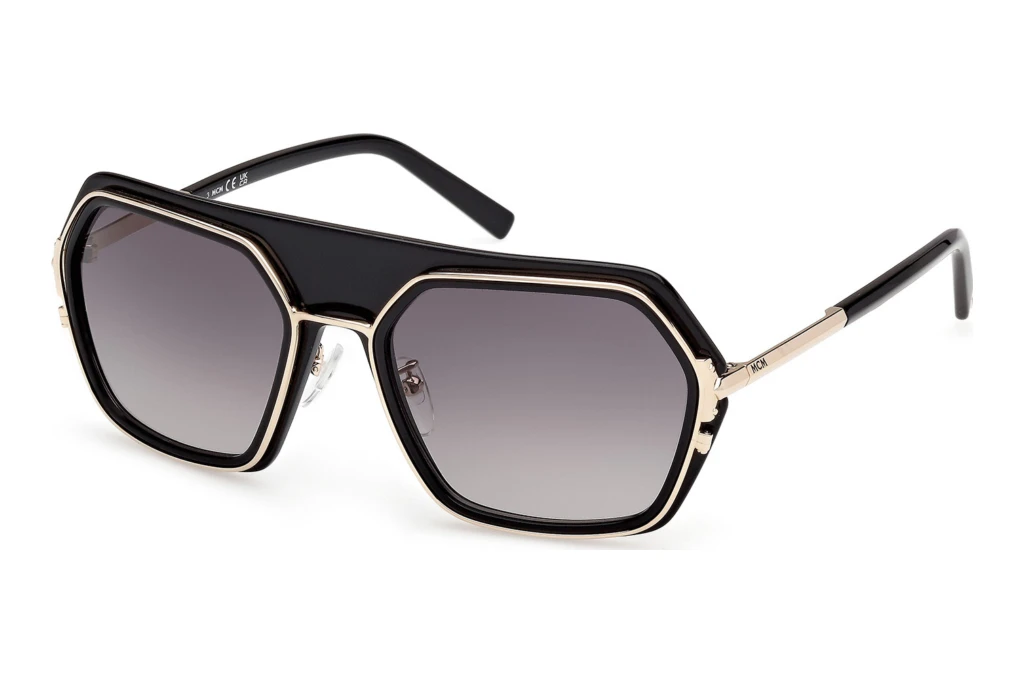 MCM Worldwide   MW0018-H 01B grau verlaufendGlänzend Schwarz