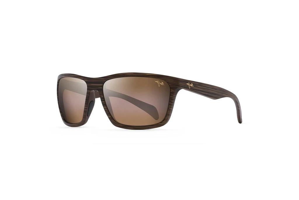 Maui Jim   Makoa H804-25W HCL® BronzeMatte Brown Wood Grain