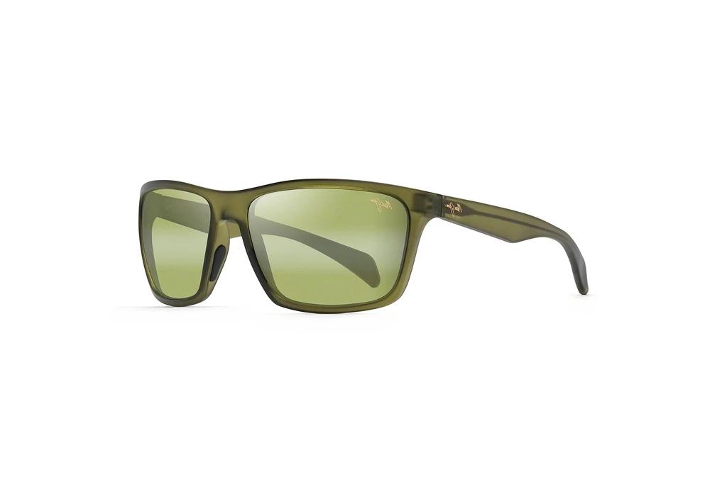 Maui Jim   Makoa HT804-15M Maui HT™Matte Translucent Khaki Green
