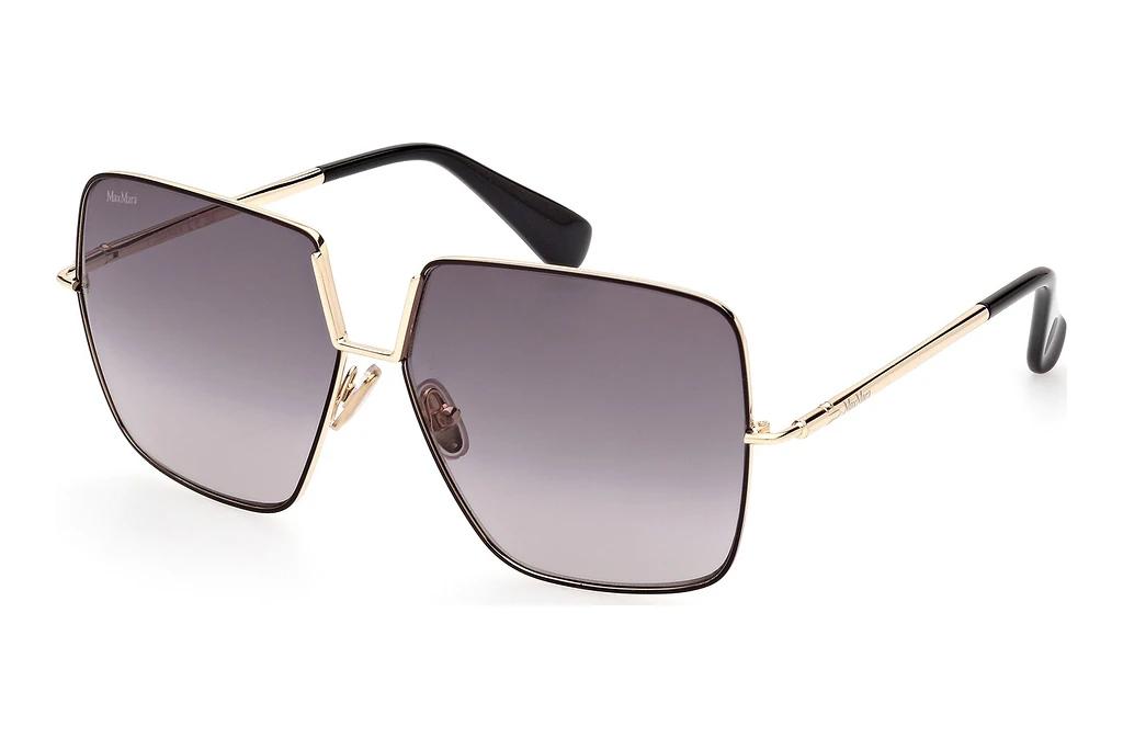 Max Mara   MM0082 32B grau verlaufendGlänzend Schwarz
