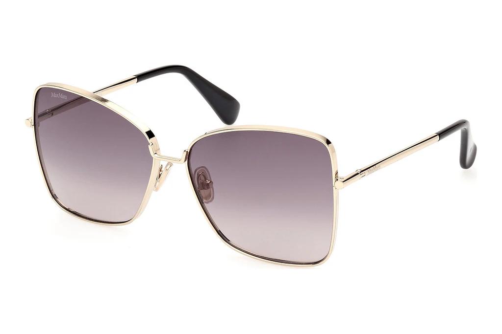 Max Mara   MM0097 32B grau verlaufendGlänzend Blassgold