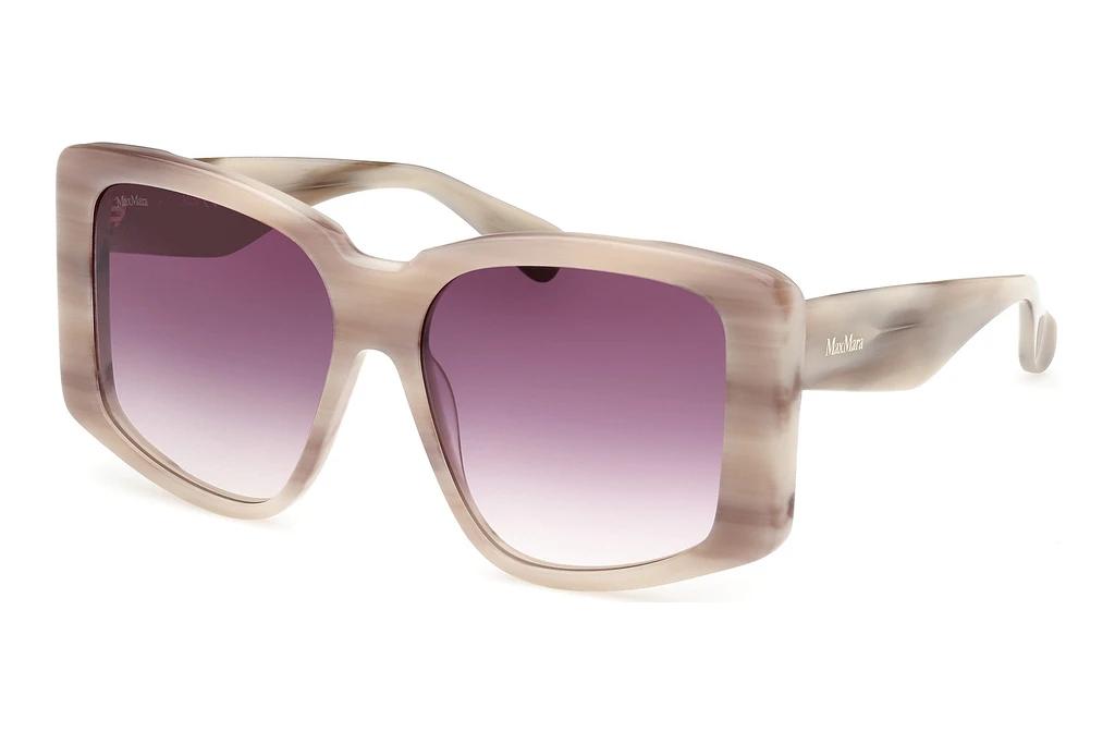 Max Mara   MM0098 60Z violett verspiegeltBeige Horn