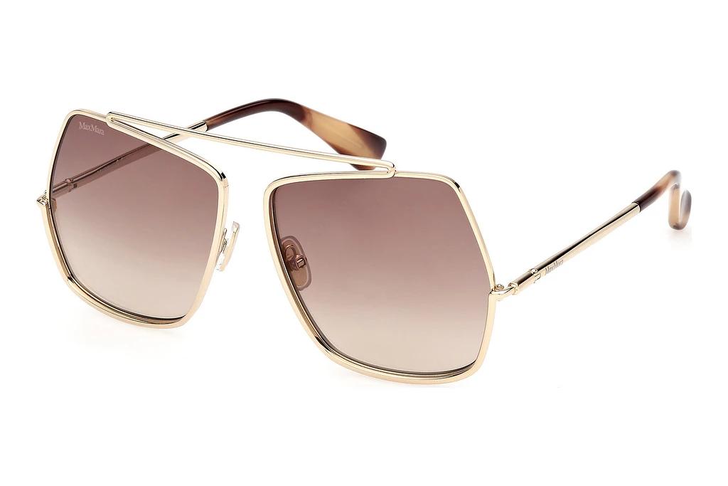Max Mara   MM0102 32F braun verlaufendGlänzend Blassgold