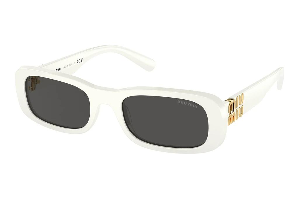 Miu Miu   MU 08ZS 1425S0 Dark GreyWhite Ivory