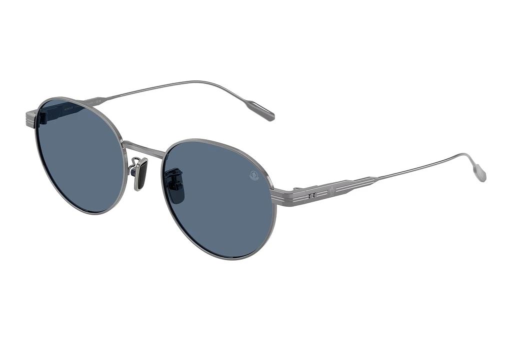 Moncler   ME4006TD 100580 Solid Dark BlueShiny Gun Metal