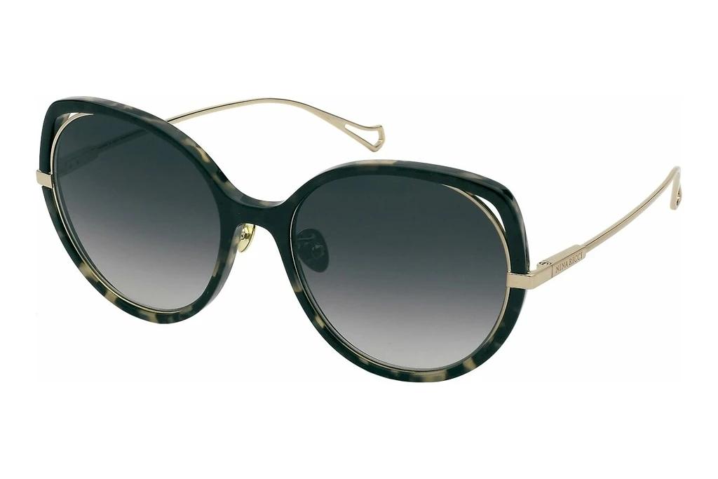Nina Ricci   SNR362 03KU SMOKE GRADIENT SMOKEBLACK GREY HAVANA