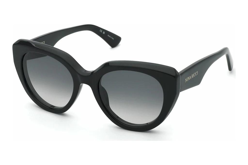Nina Ricci   SNR404 0700 SMOKE GRADIENT SMOKESHINY BLACK