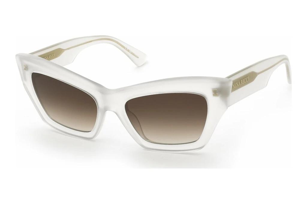 Nina Ricci   SNR434 09XL BROWN GRADIENT BROWNSHINY OPAL WHITE