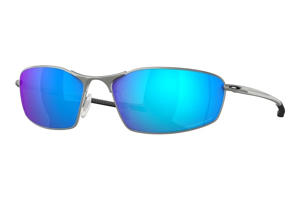 Oakley   OO4141 414104 Prizm Sapphire PolarizedSatin Chrome