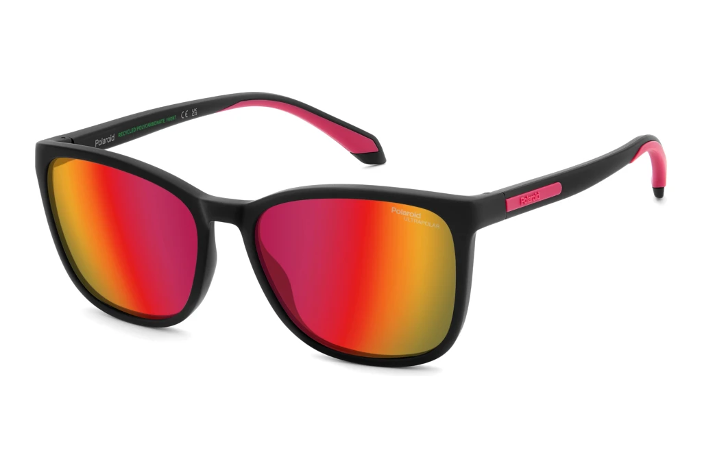 Polaroid   PLD 2169/S/X BLX/BG RED MULTILAYER POLARIZED HIGHTCONTRASTMATTE BLACK RED