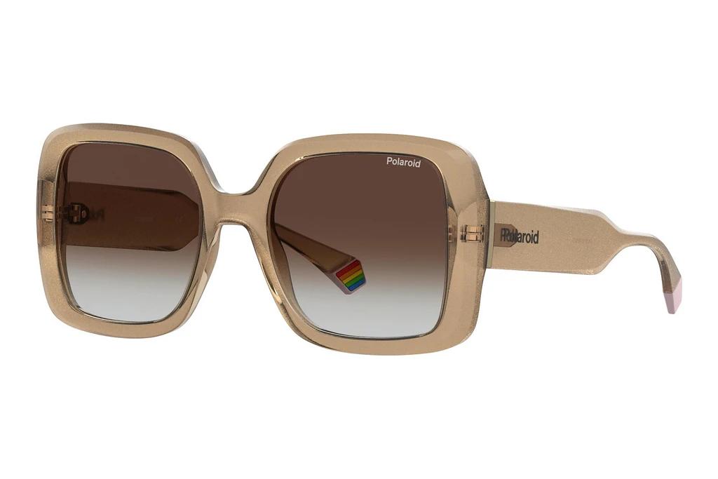 Polaroid   PLD 6168/S 10A/LA BROWN SHADED POLARIZEDBEIGE
