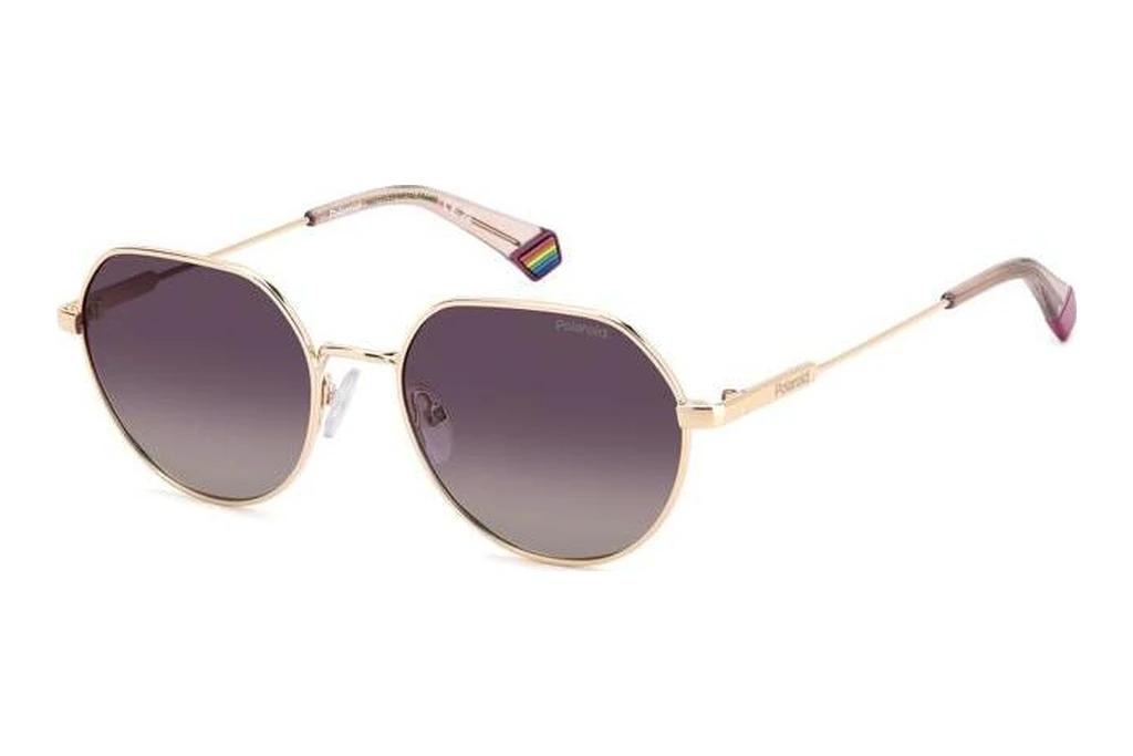 Polaroid   PLD 6236/S/X S9E/JR BURGUNDY SHADED POLARIZEDGOLD
