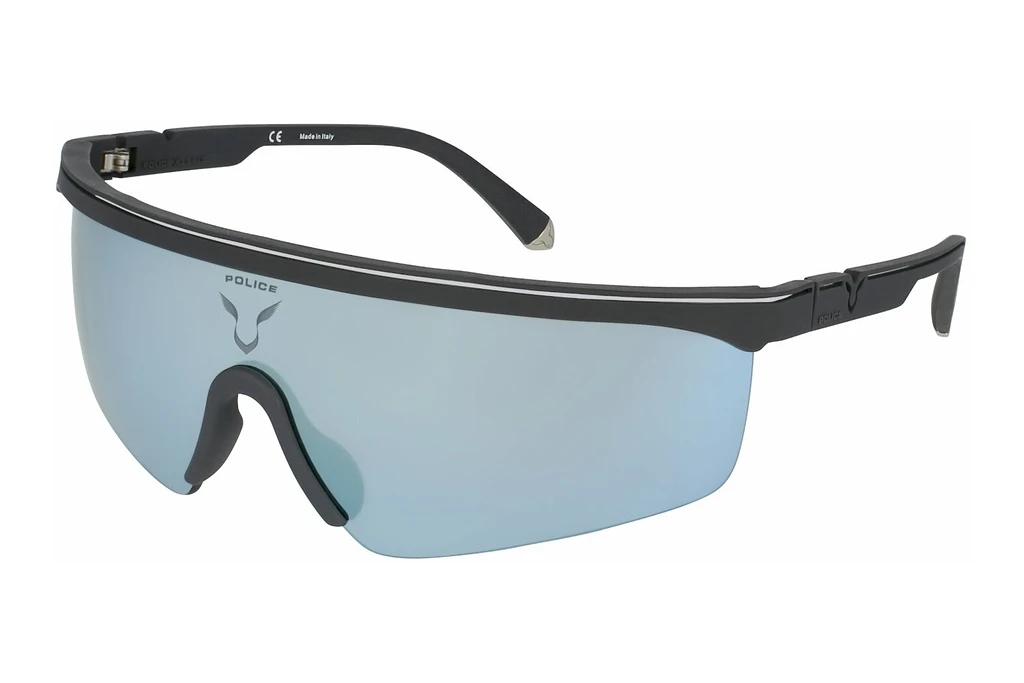 Police   SPLA28 9U5X SMOKE/MIRROR SILVERGREY W/RUBBERIZED VARNISH