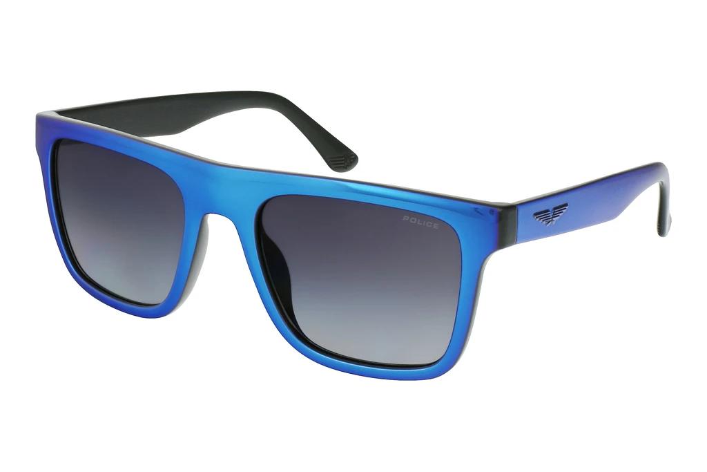 Police   SPLD42 0ARE SMOKE GRADIENT SMOKESHINY MIRROR BLUE