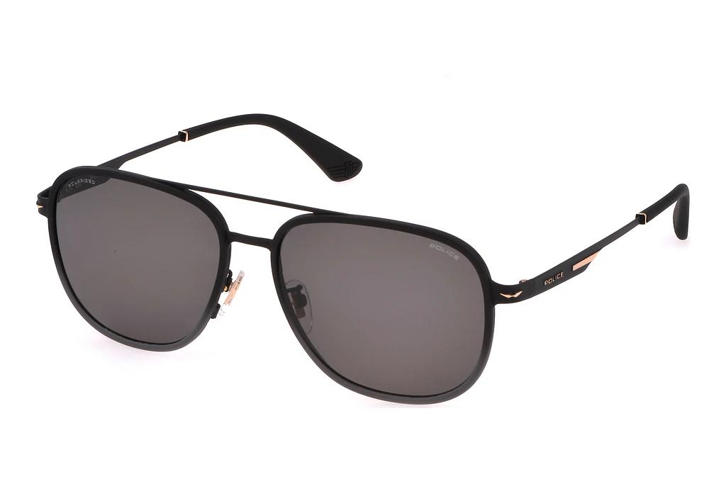 Police   SPLL78 305P SMOKESEMI MATT BLACK W/ROSE GOLD PARTS