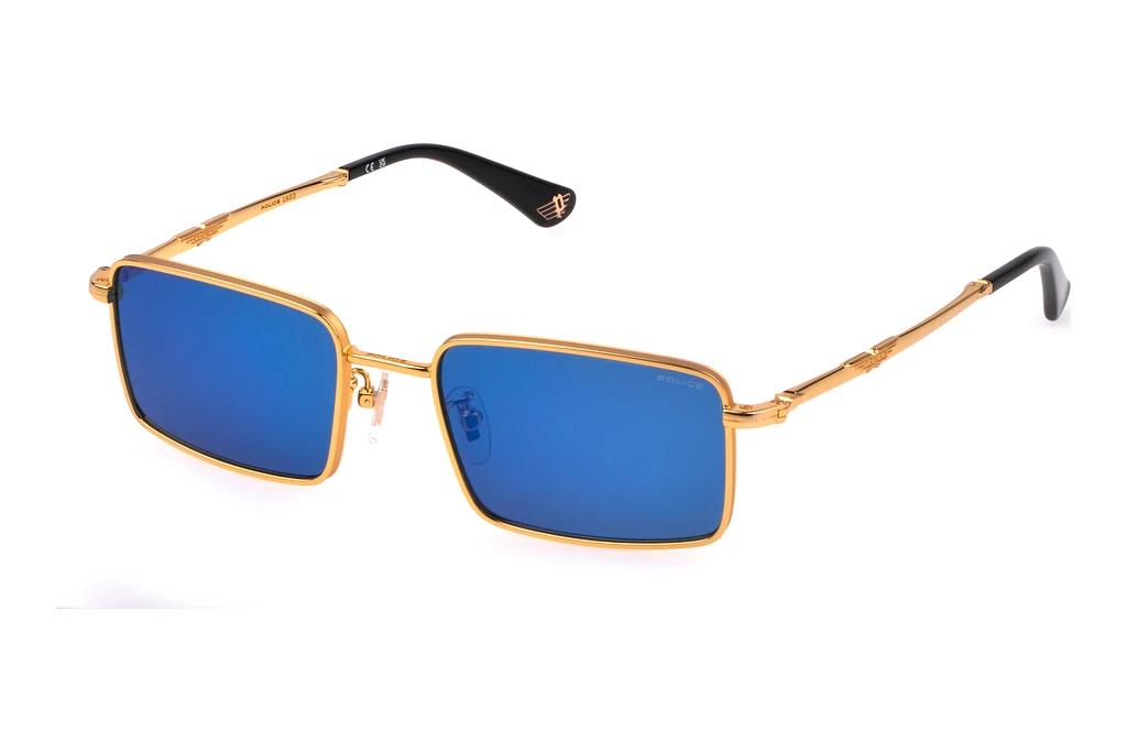 Police   SPLL85 249B SMOKE/MIRROR BLUESHINY ENDURA GOLD SANDBLASTED OR MATT PA