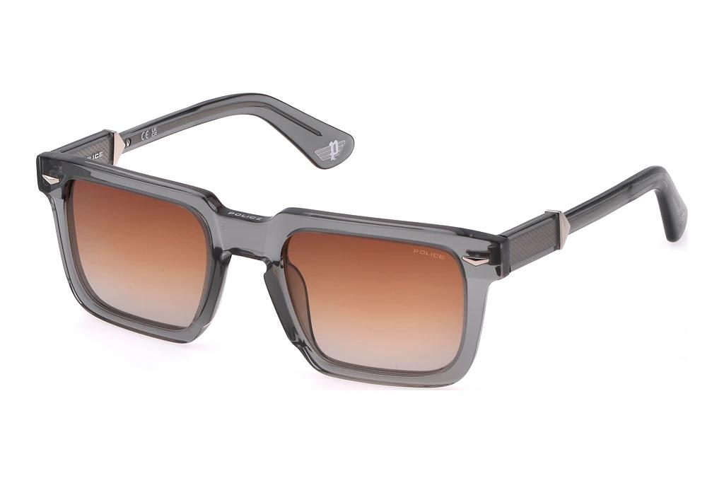 Police   SPLL88 0819 BROWN GRADIENT BLUESHINY TRANSP.GREY