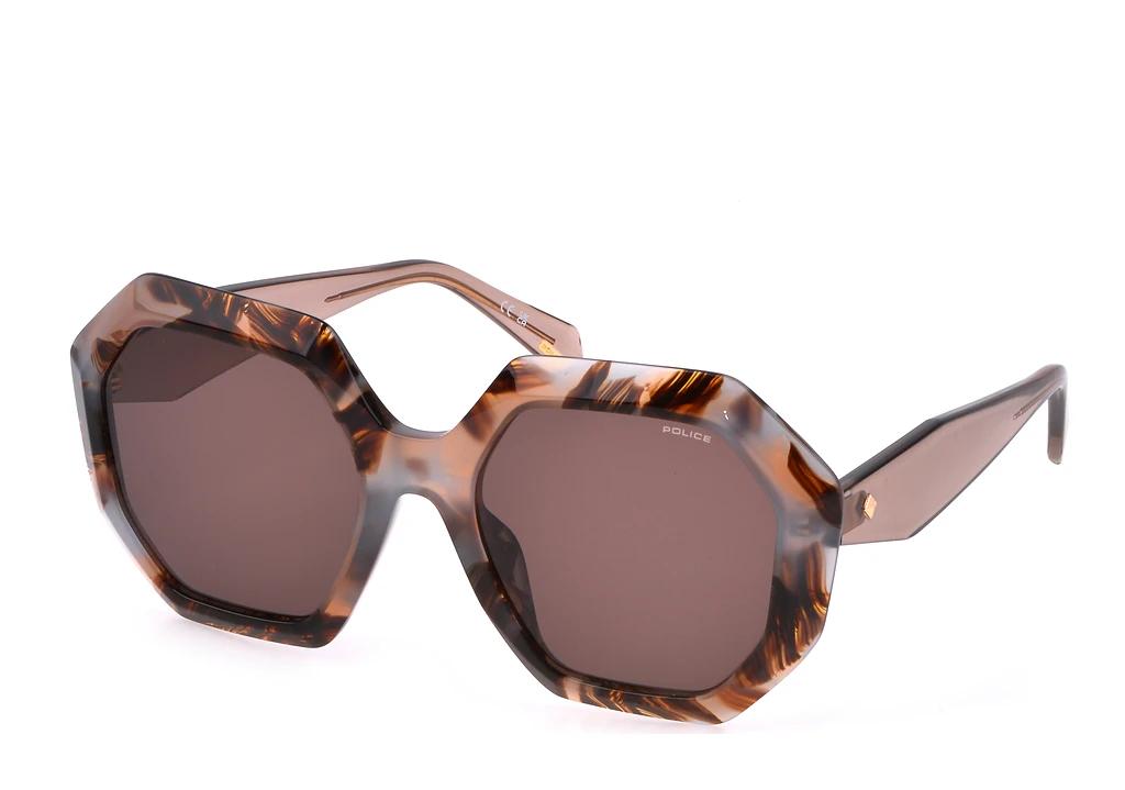 Police   SPLM10 0AM5 BROWNSHINY BROWN/LIGHT BLUE HAVANA