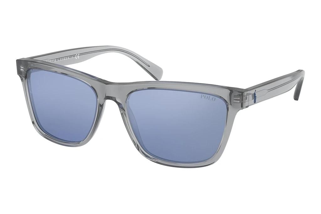 Polo   PH4167 51111U Light Blue Mirror SilverShiny Transparent Grey