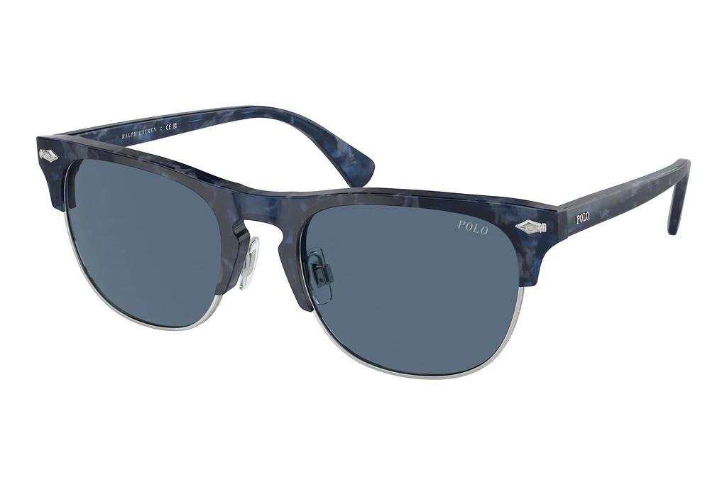 Polo   PH4213 618380 Bottle GreenShiny Blue Havana