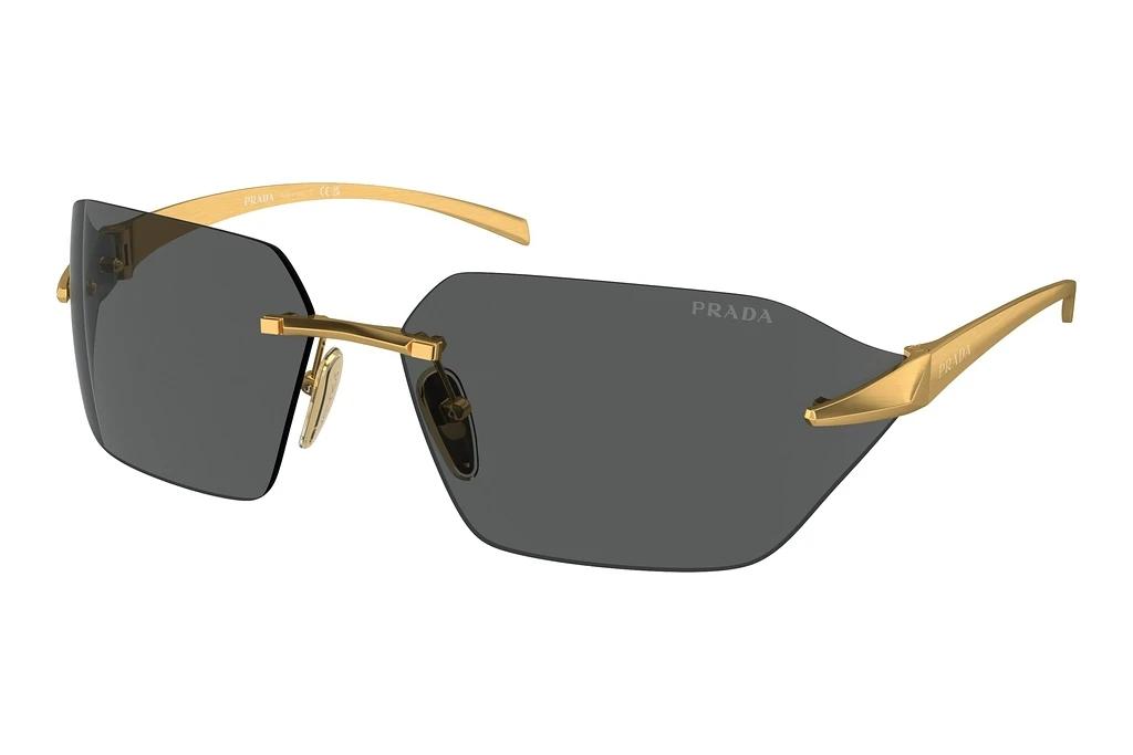 Prada   PR A56S 15N5S0 Dark GreySatin Yellow Gold
