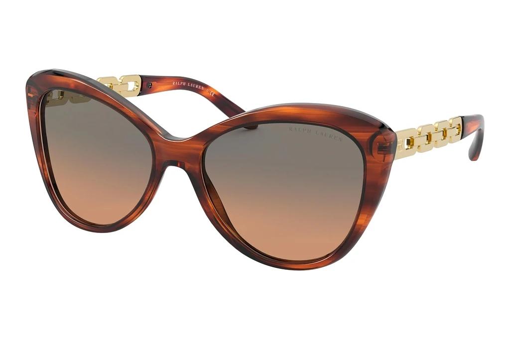 Ralph Lauren   RL8184 500718 Grey Gradient OrangeShiny Striped Havana