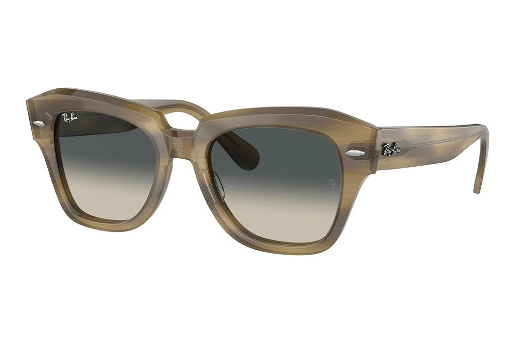 Ray-Ban   RB2186 140571 GreyStriped Green
