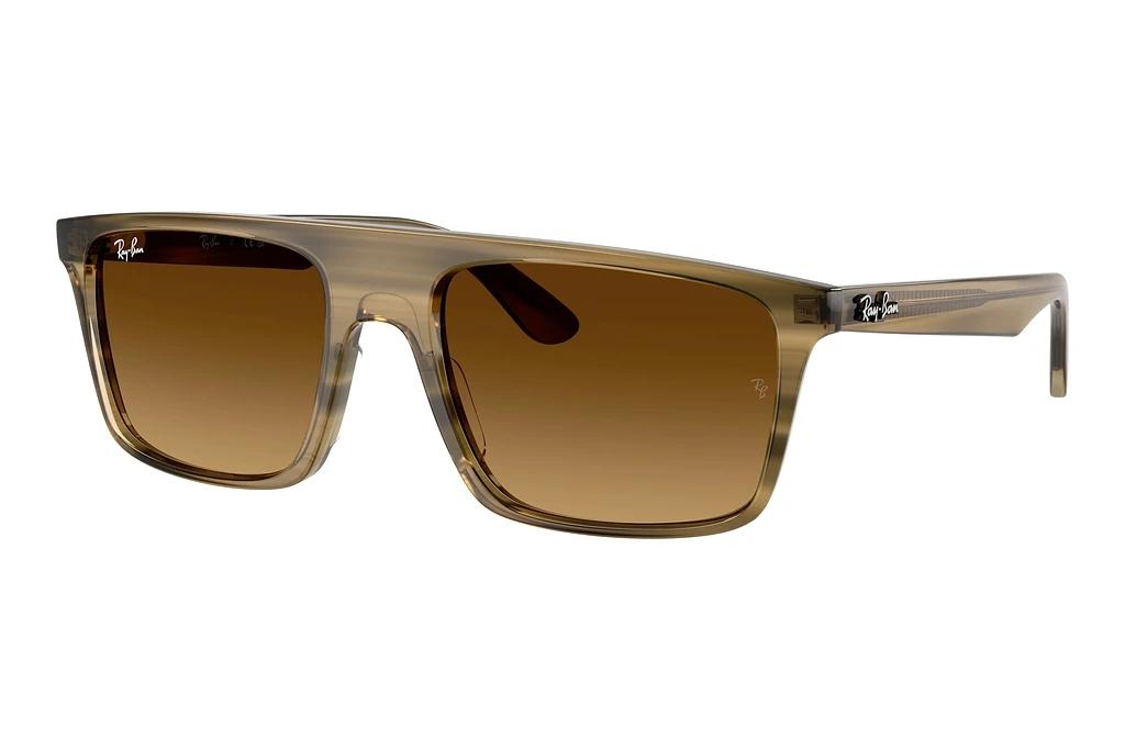 Ray-Ban   RB2222 143985 Gradient BrownStriped Green
