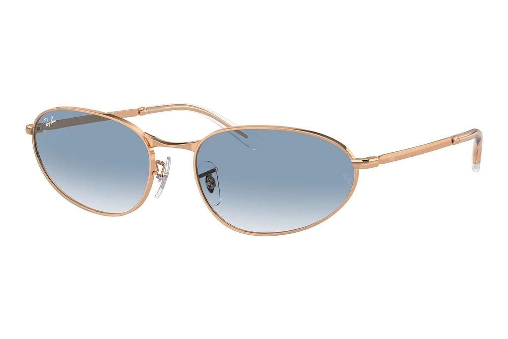 Ray-Ban   RB3734 92023F Clear & BlueRose Gold