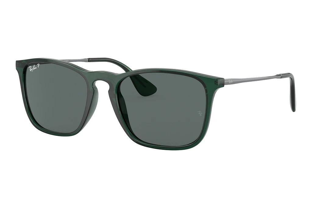 Ray-Ban   RB4187 666381 Dark GreyTransparent Green