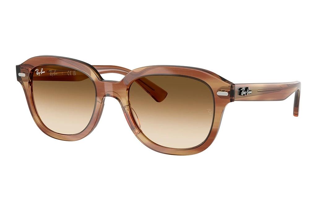 Ray-Ban   RB4398 140351 Clear Gradient BrownStriped Brown