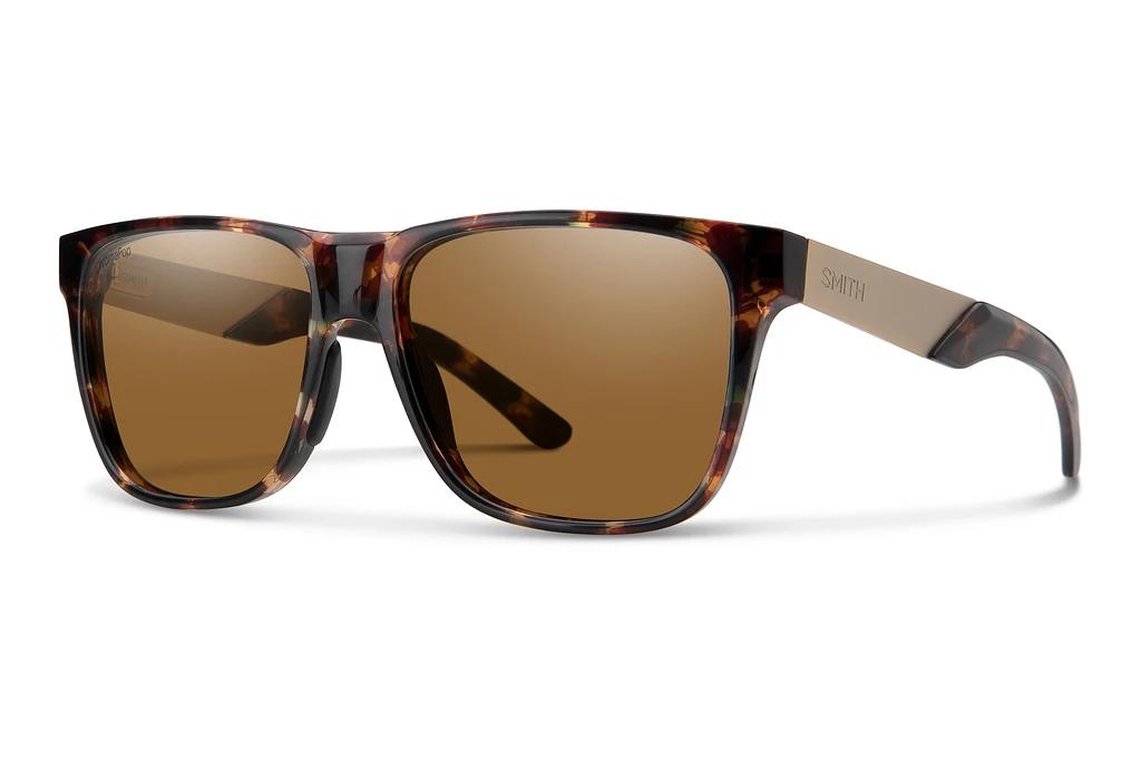 Smith   LOWDOWN STEEL EKP/L5 BROWN POLARIZED CHROMAPOPDARK RUTHENIUM HAVANA