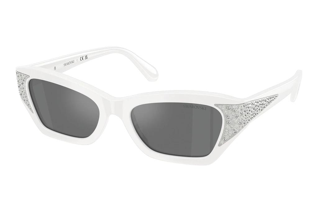 Swarovski   SK6029 10506G Grey Mirror BlackSolid White