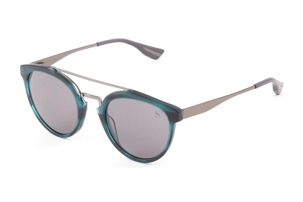 Sylvie Optics   Passionate 1 greygreen stripes