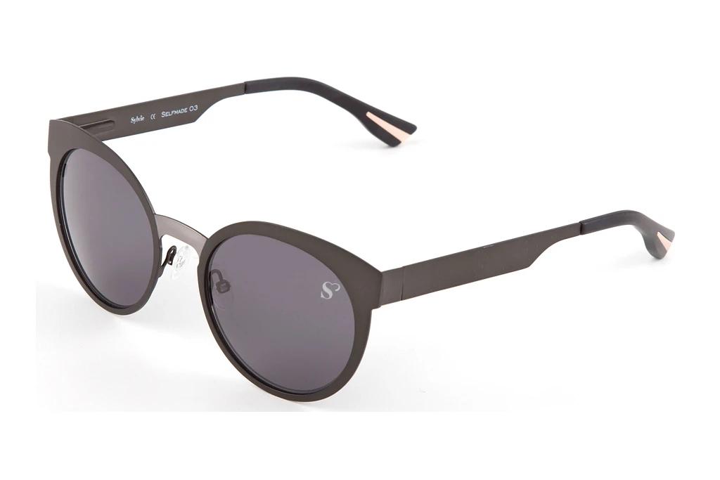 Sylvie Optics   Selfmade 3 blackdark black/green mat