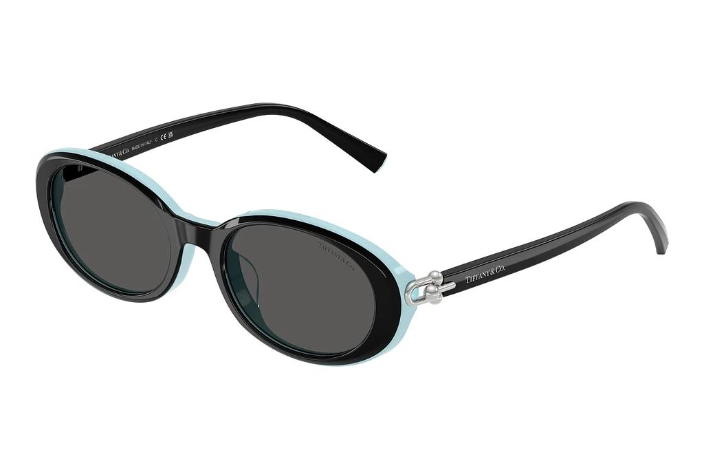 Tiffany   TF4242D 8055S4 Dark GreyBlack On Tiffany Blue