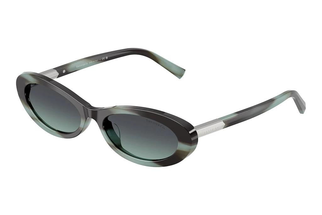 Tiffany   TF4250 84432G Azure/Dark GreyStriped Black Tiffany