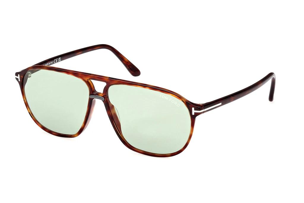 Tom Ford   FT1026 54N grünRot Havanna