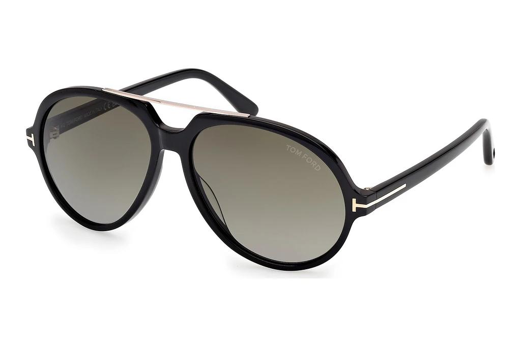 Tom Ford   FT1210 01B grau verlaufendGlänzend Schwarz