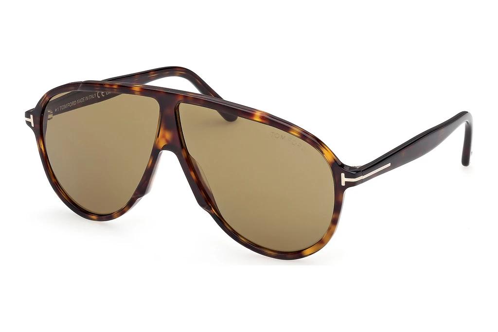 Tom Ford   FT1211 52N grünDunkel Havanna